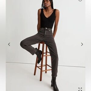 NWT madewell the perfect vintage Jean in charcoal size 25